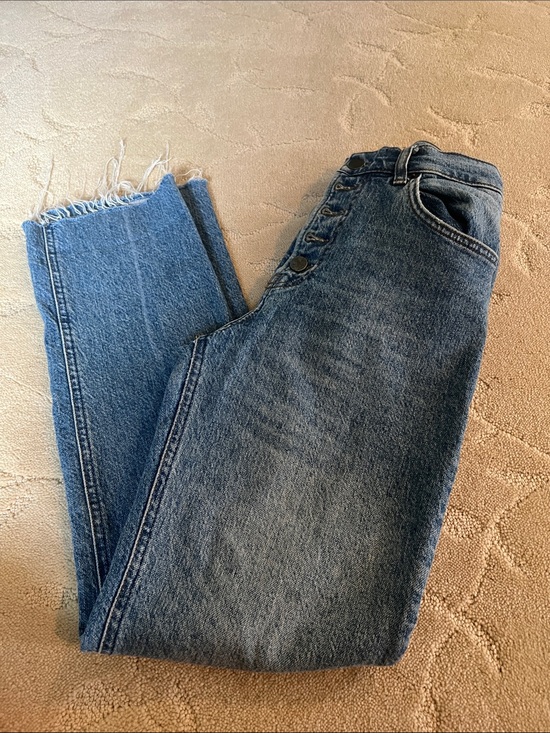 Reformation Denim - Reformation Peton High Rise Bootcut Jeans Size 28 Distressed Malta Wash